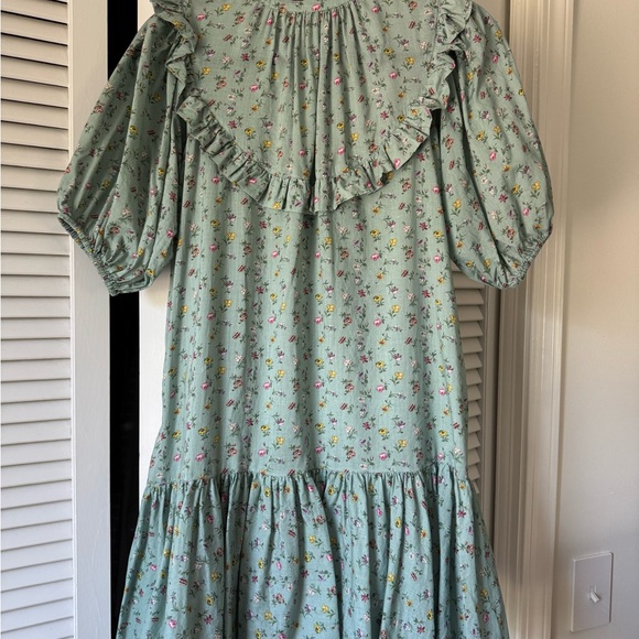 Christy Dawn Floral Ruffle Mini Dress - Picture 4 of 4